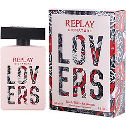 Replay Signature Lovers By Replay Edt Spray 3.4 Oz