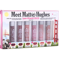 Thebalm Meet Matt(e) Hughes 6 Mini Long Lasting Liquid Lipsticks Kit  - San Francisco  --6x1.2ml/0.04oz By Thebalm