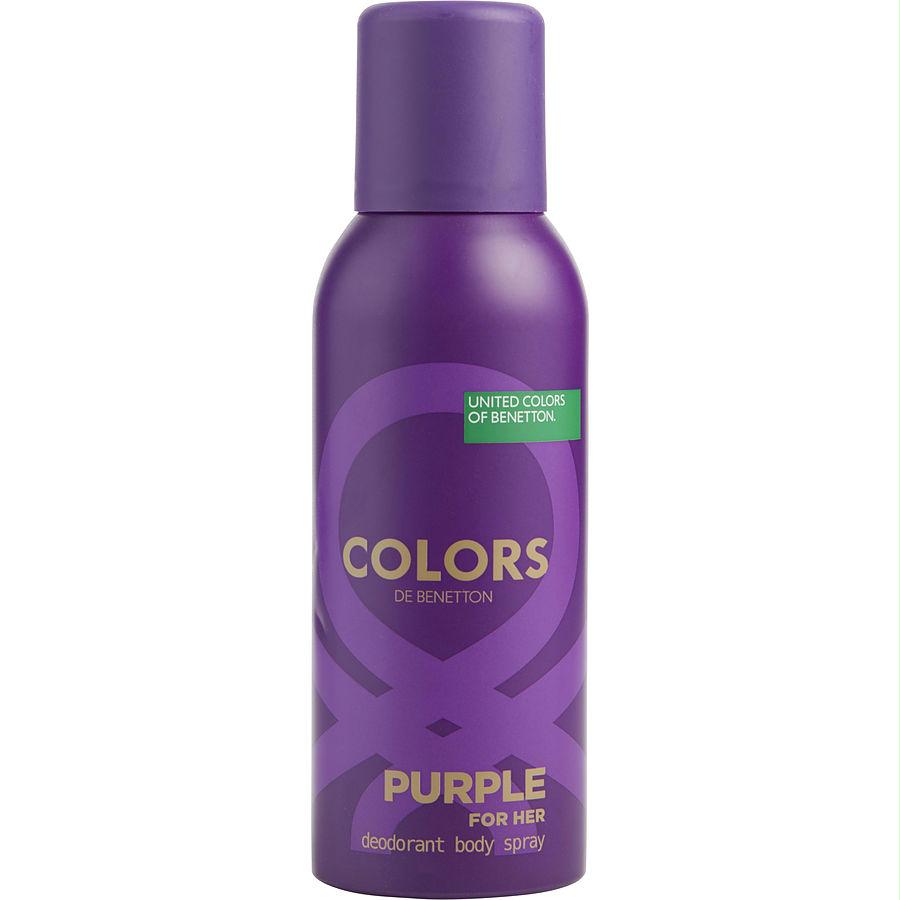 Colors De Beneton Purple By Benetton Deodorant Spray 5 Oz
