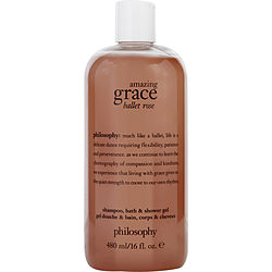 Philosophy Amazing Grace Ballet Rose By Philosophy Shampoo, Bath & Shower Gel 16 Oz